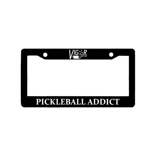 Vigor " Pickleball Addict" License Plate Frame